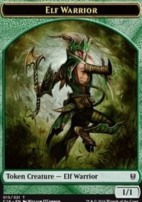 (image for) Elf Warrior // Zombie Double-sided Token